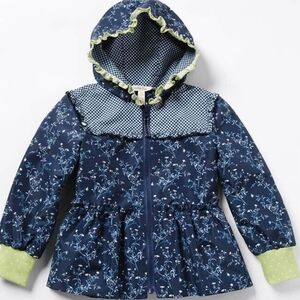 Matilda Jane Wildflower gingham Bouquet Floral hooded Jacket Girls (6)